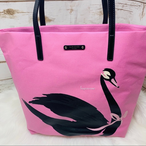 Bon shopper kate spade swan around pink shoulder